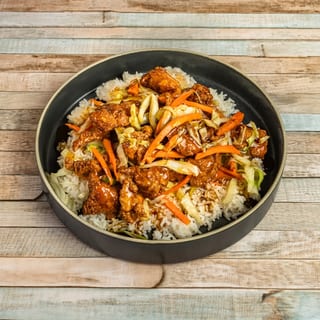 Orange Chicken Rice Bowl